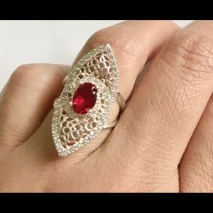 STERLING SILVER 925 RING sz 7